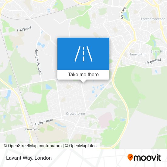 Lavant Way map