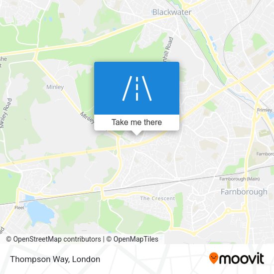 Thompson Way map