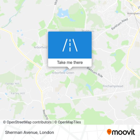 Sherman Avenue map