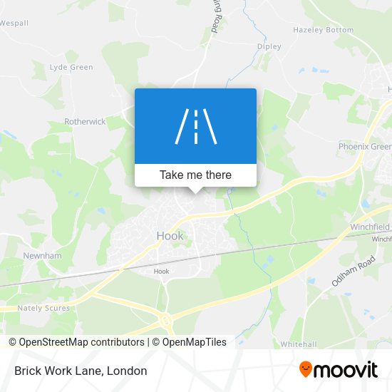 Brick Work Lane map
