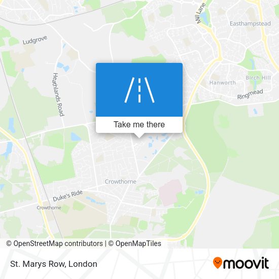 St. Marys Row map