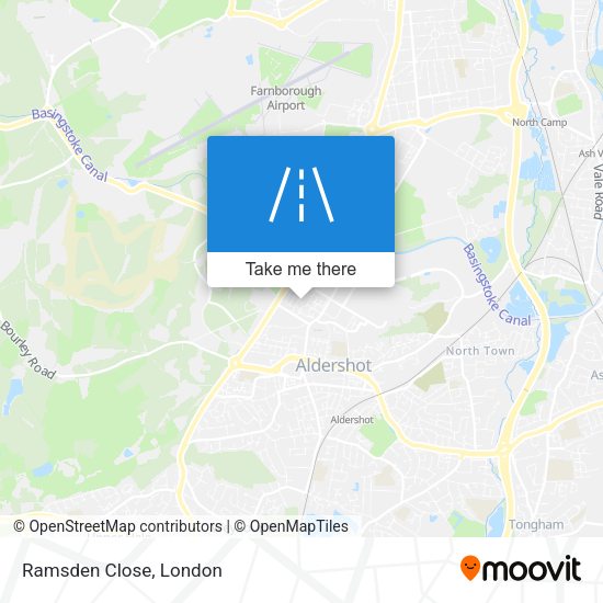 Ramsden Close map