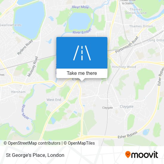 St George's Place map