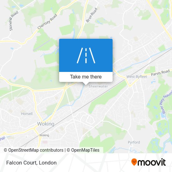 Falcon Court map