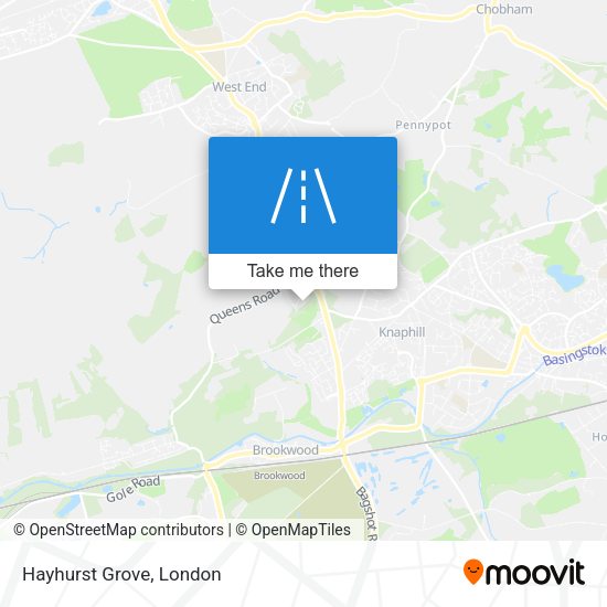 Hayhurst Grove map