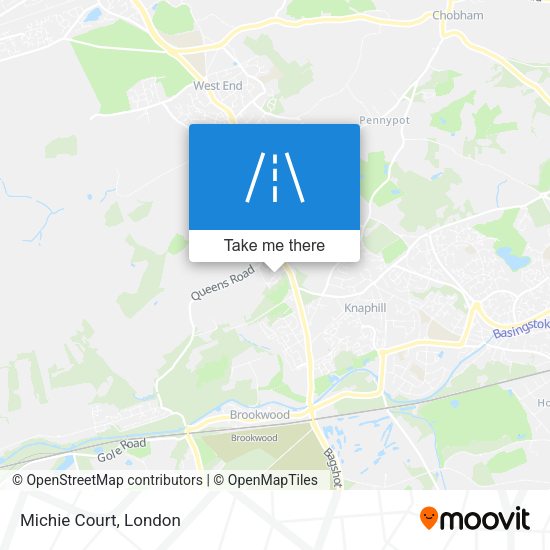 Michie Court map