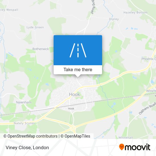 Viney Close map