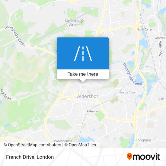 French Drive map