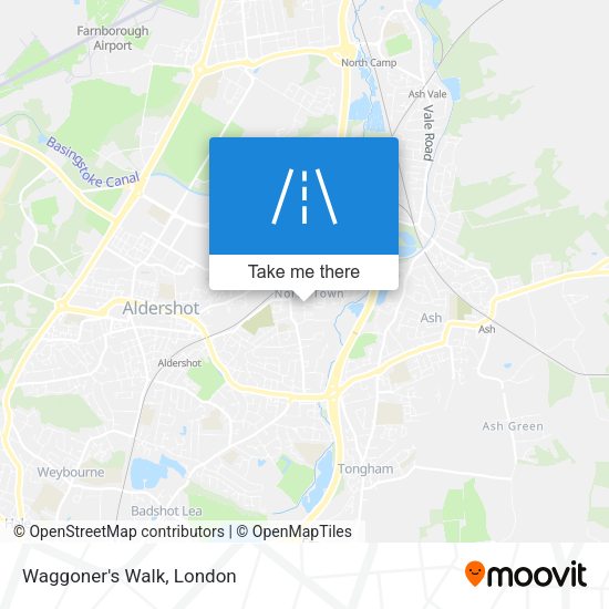 Waggoner's Walk map