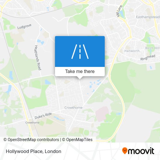 Hollywood Place map
