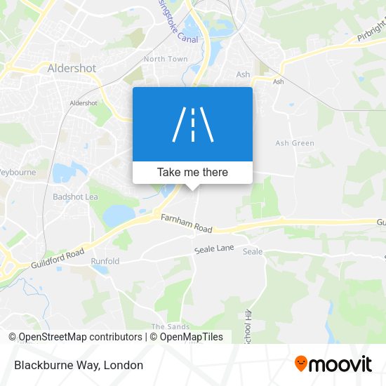 Blackburne Way map