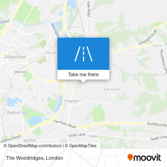 The Woodridges map