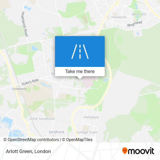 Arlott Green map