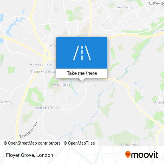 Floyer Grove map
