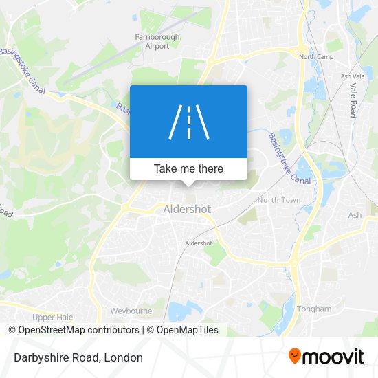 Darbyshire Road map
