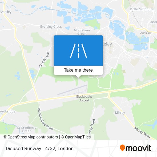 Disused Runway 14/32 map