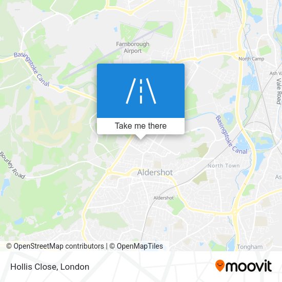 Hollis Close map