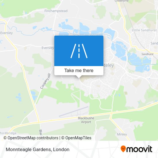 Monnteagle Gardens map