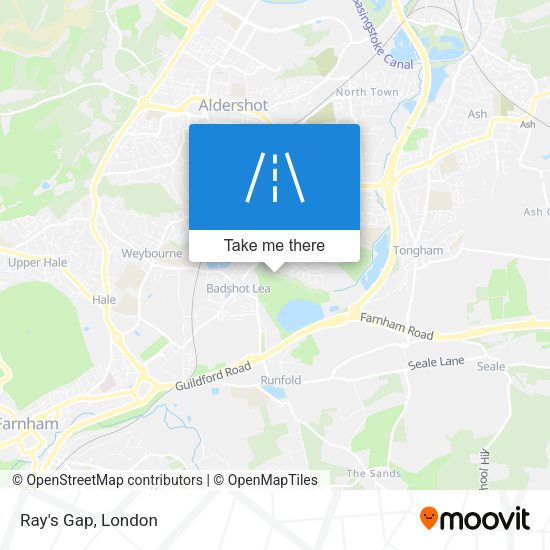 Ray's Gap map