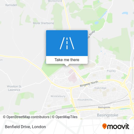 Benfield Drive map