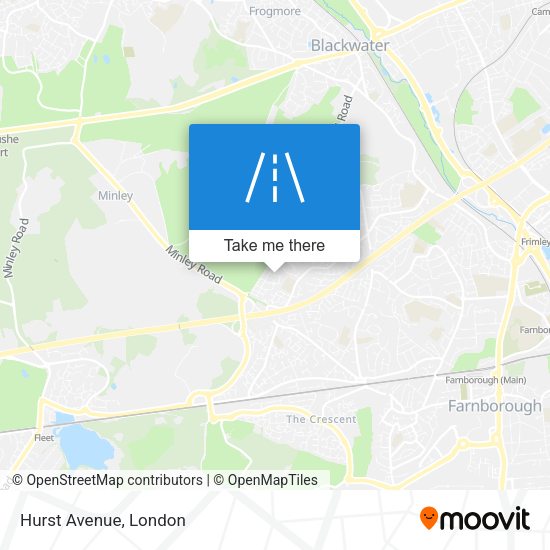 Hurst Avenue map