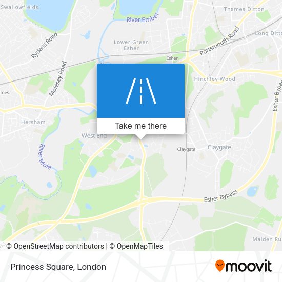 Princess Square map