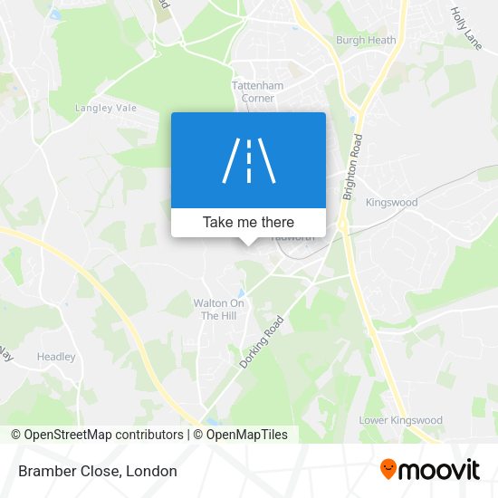 Bramber Close map