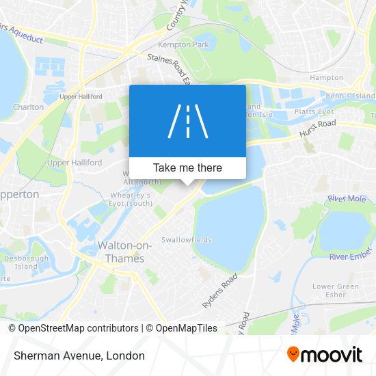 Sherman Avenue map