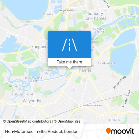 Non-Motorised Traffic Viaduct map