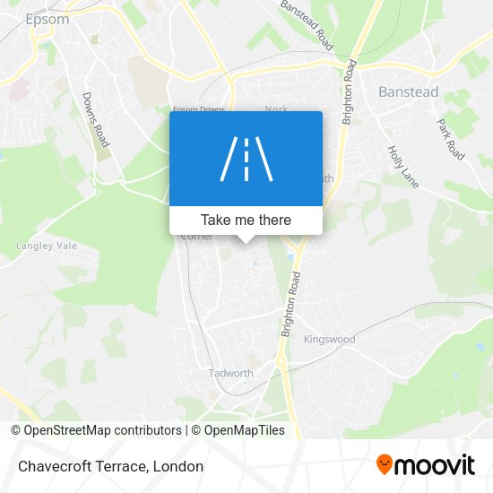 Chavecroft Terrace map