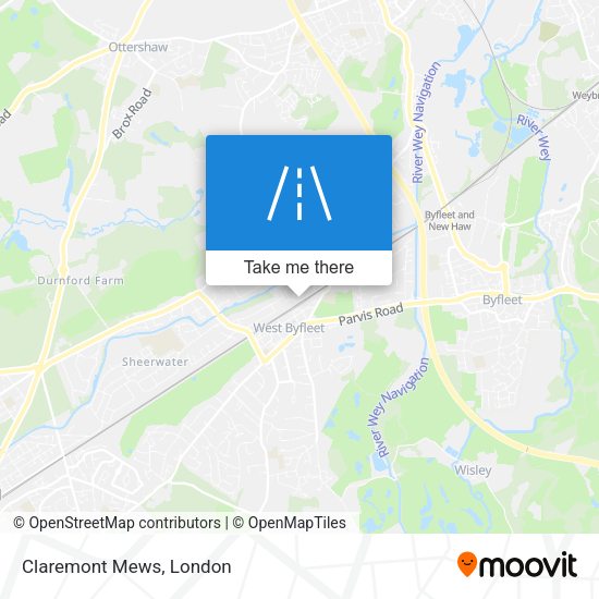 Claremont Mews map