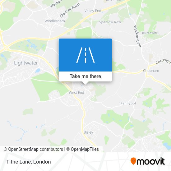 Tithe Lane map