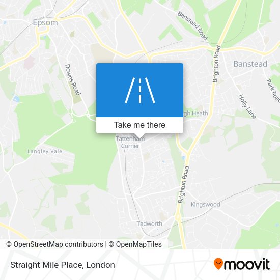 Straight Mile Place map