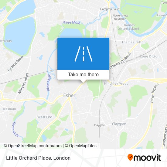Little Orchard Place map