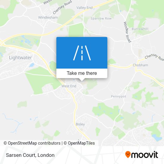 Sarsen Court map