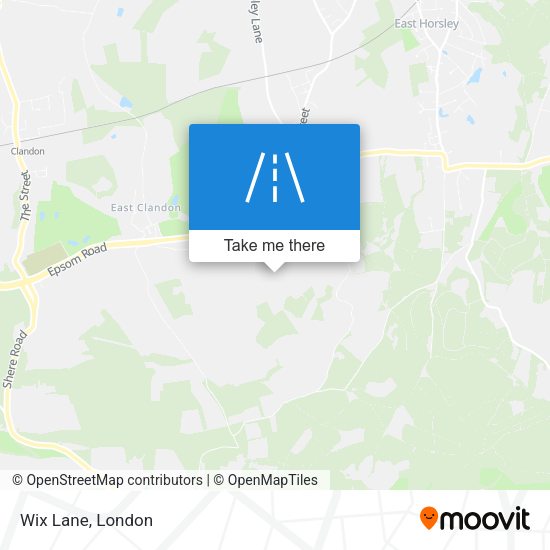 Wix Lane map