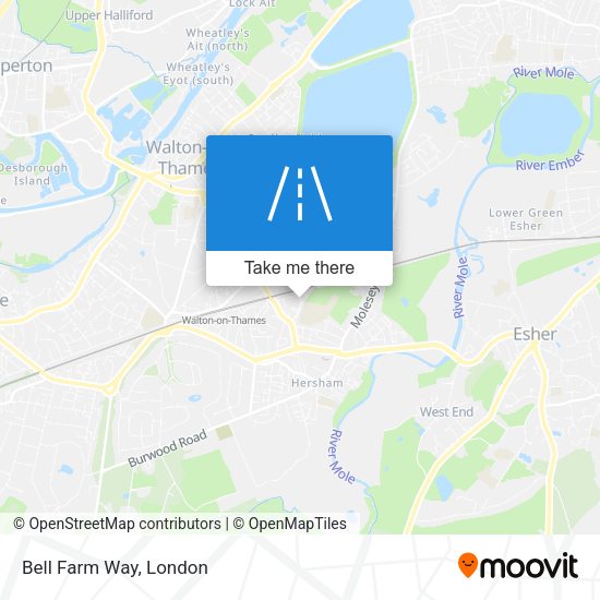 Bell Farm Way map