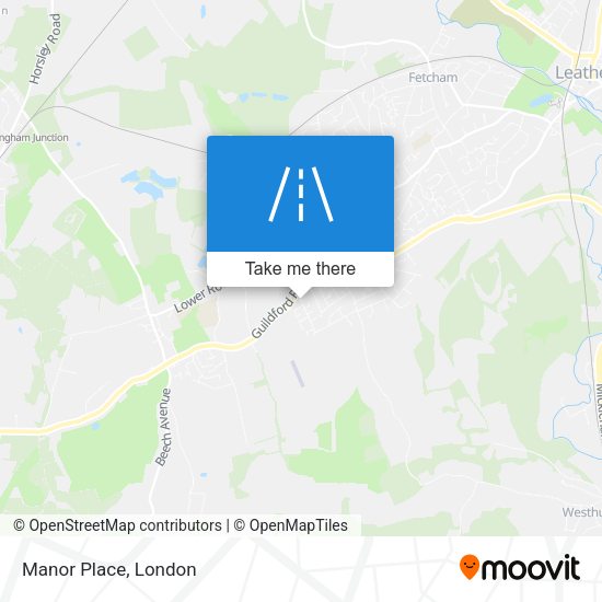 Manor Place map