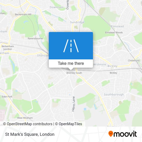 St Mark's Square, Bromley Public Transport