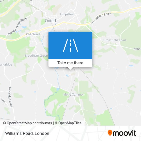 Williams Road map