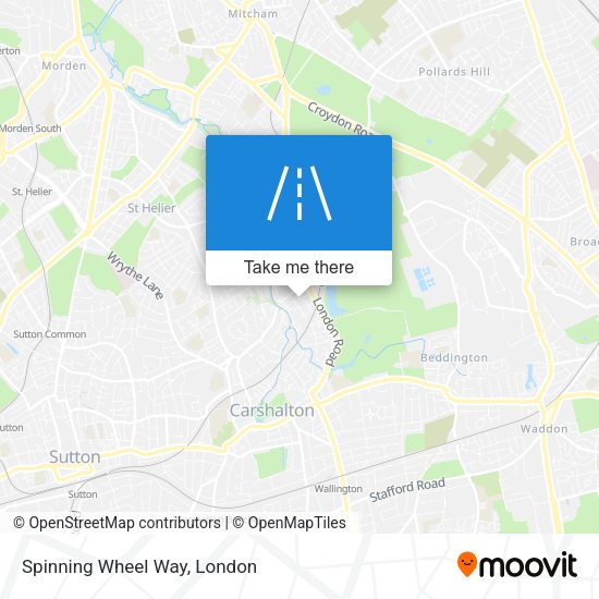 Spinning Wheel Way map