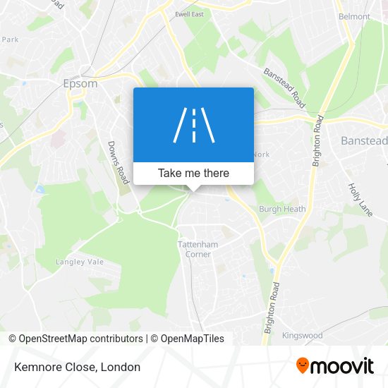 Kemnore Close map