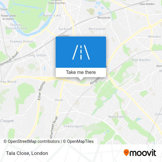 Tala Close map