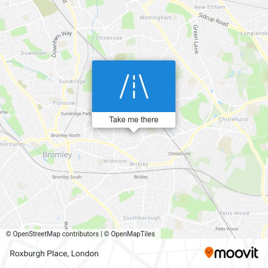 Roxburgh Place map