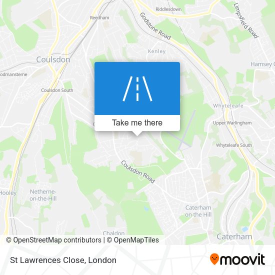 St Lawrences Close map