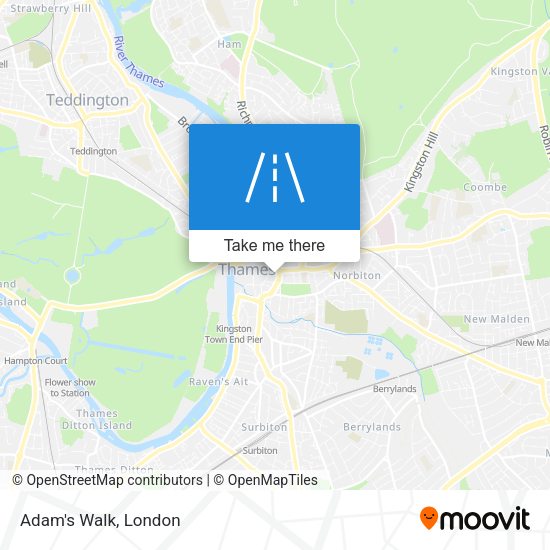 Adam's Walk map