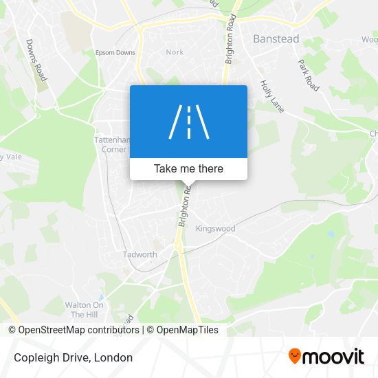 Copleigh Drive map