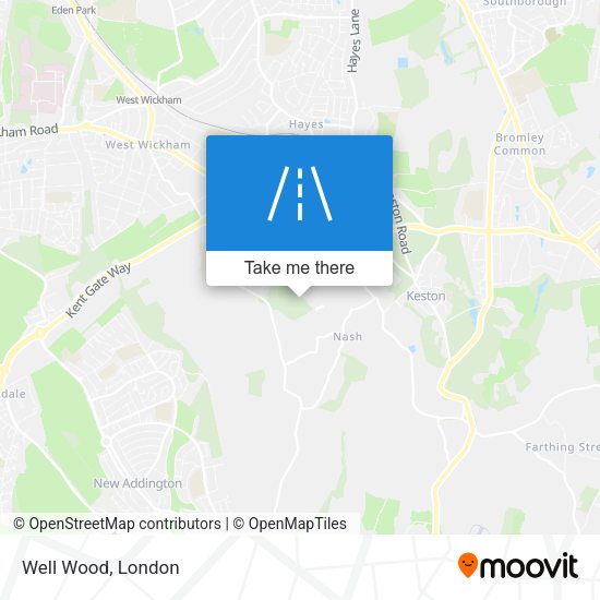 Well Wood map