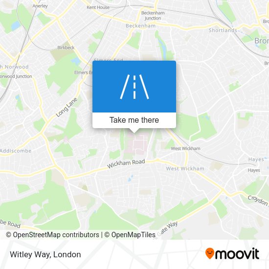 Witley Way map