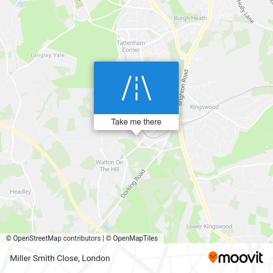 Miller Smith Close map